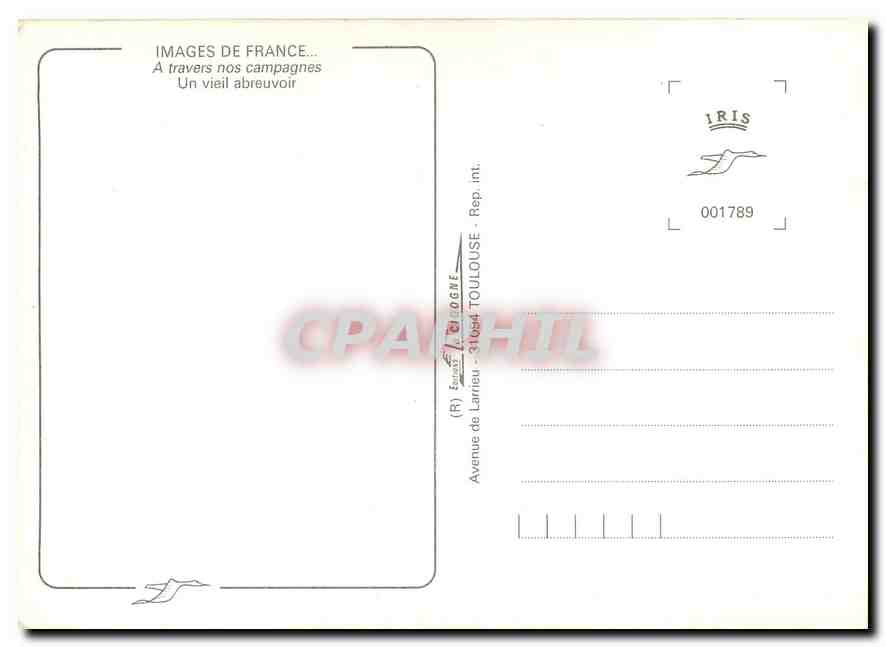 CPM A travers nos campagnes Un vieil abreuvoir  — Rückseite