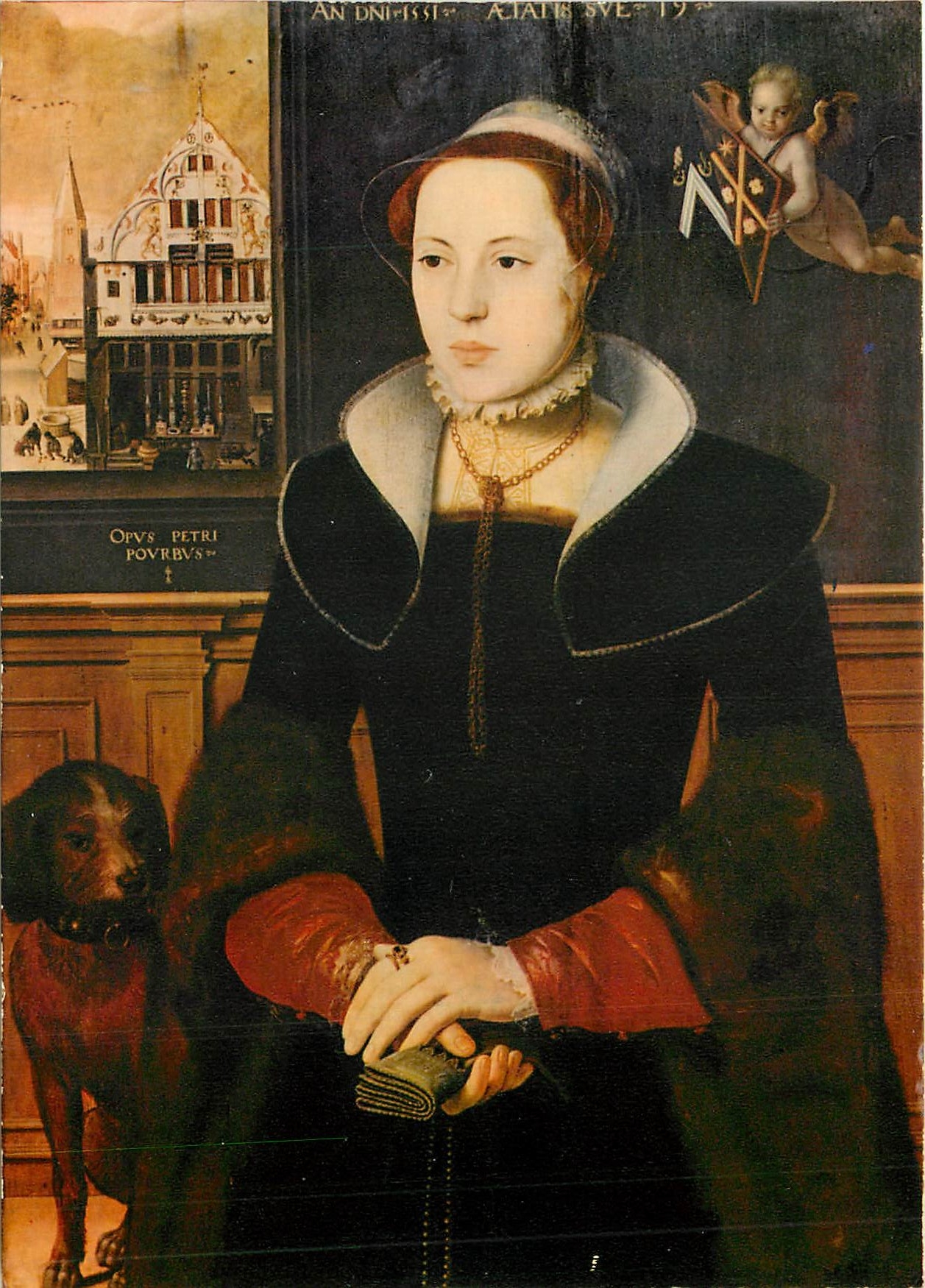CPM Portrait d'Adrienne de Buck Brugge Groeningemuseum 