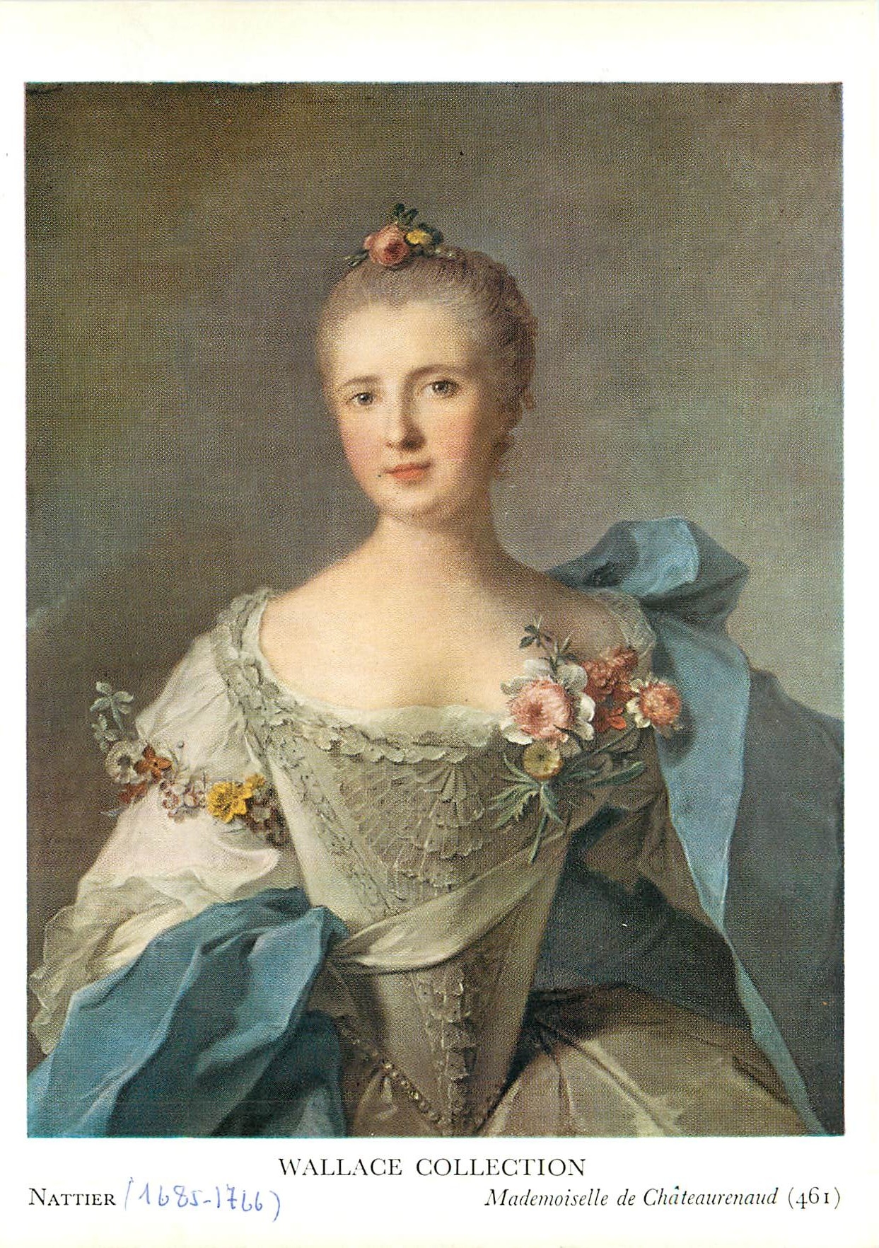 CPM Nattier Mademoiselle de Chateaurchaud 