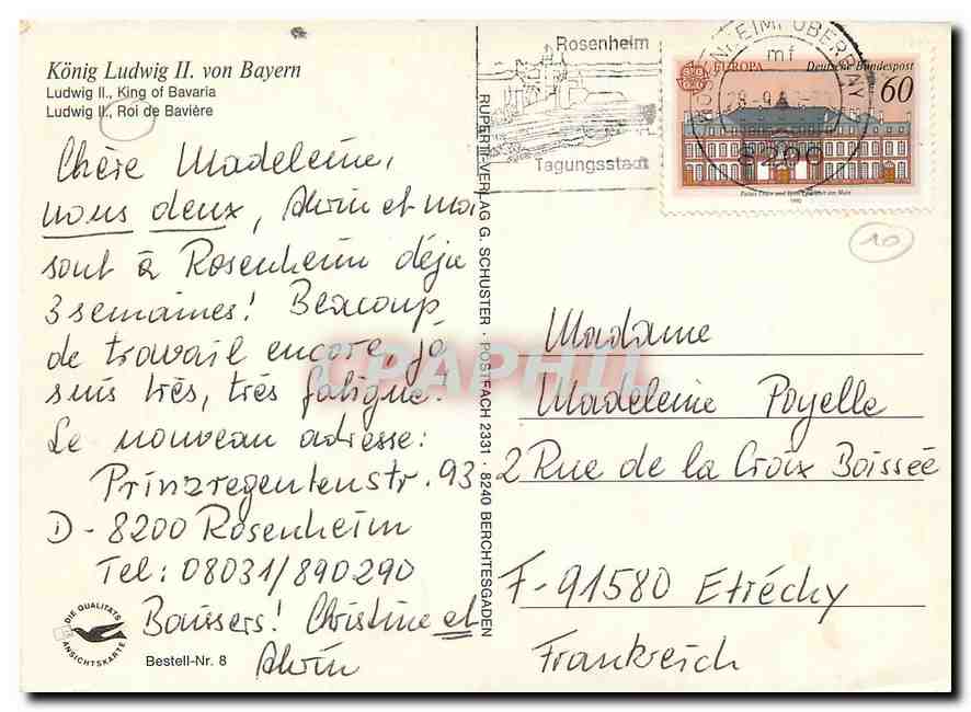 CPM Konig Ludwig II von Bayern  — Verso