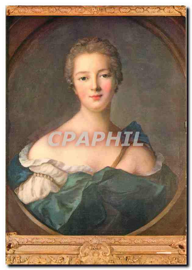 CPM Musee de Versailles La Marquise de Pompadour peint par Nattier 