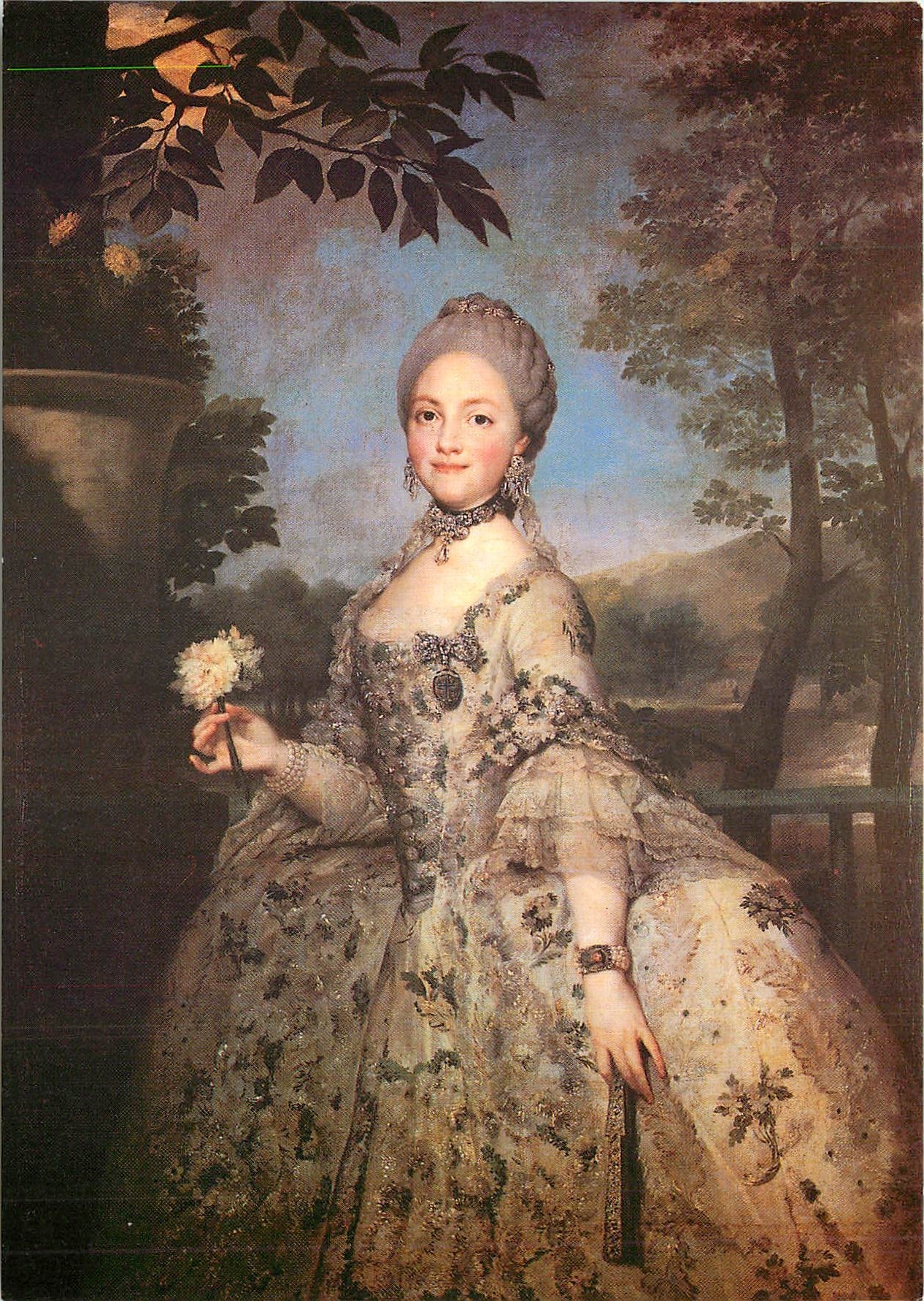 CPM Anton Raphael MENGS Marie Louise de Parne Musee du Prado Madrid 
