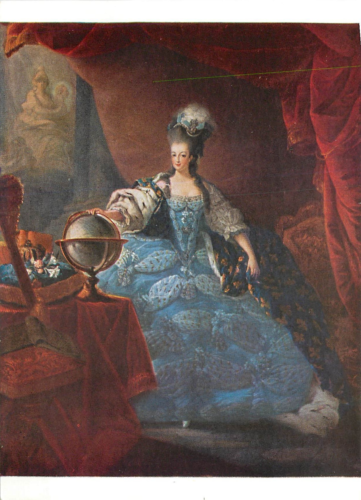 CPM Marie Antoinette reine de France par Gautier Dagoty 