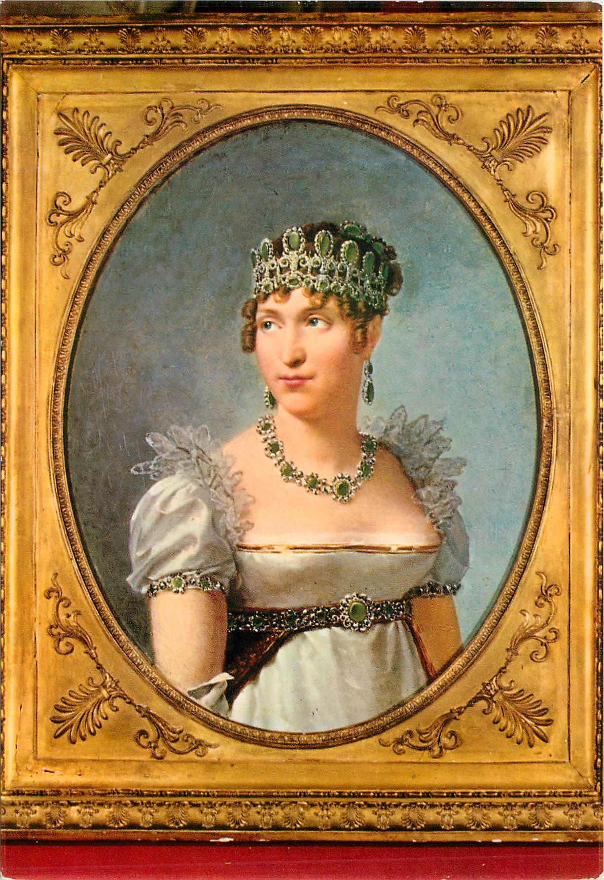 CPM Chateau de Malmaison La reine Hortense von Jean Baptiste Regnault 