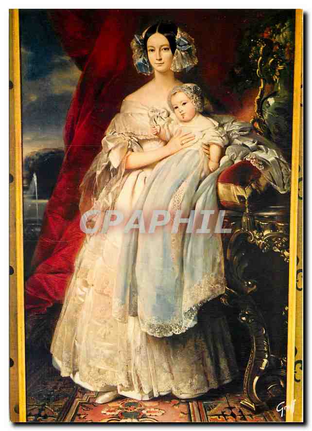 CPM Chateau d'Amboise I et L La Duchesse d'Orleans par Winterhalter 