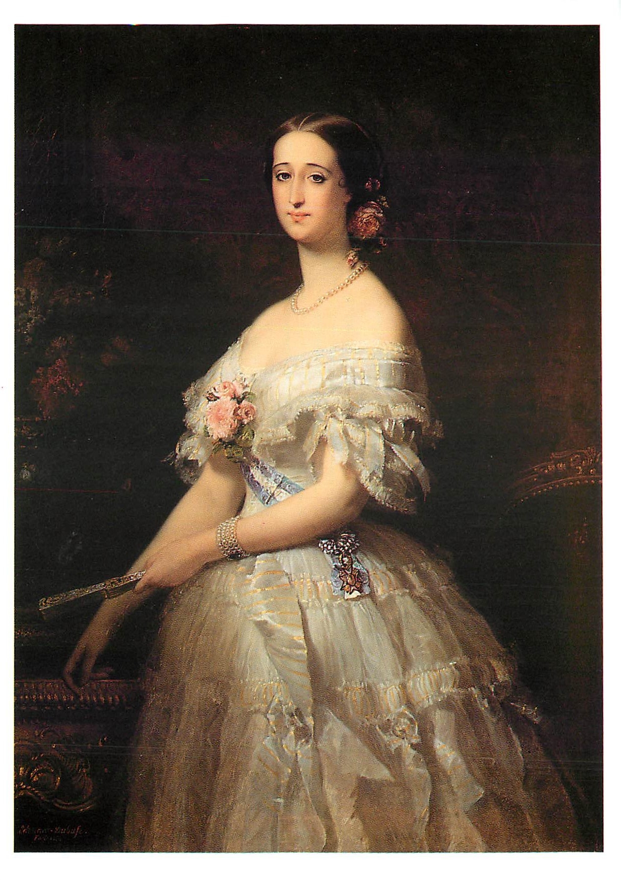 CPM Edouard Dubufe Eugenie de Montijo de Guzman Imperatrice des Francais 