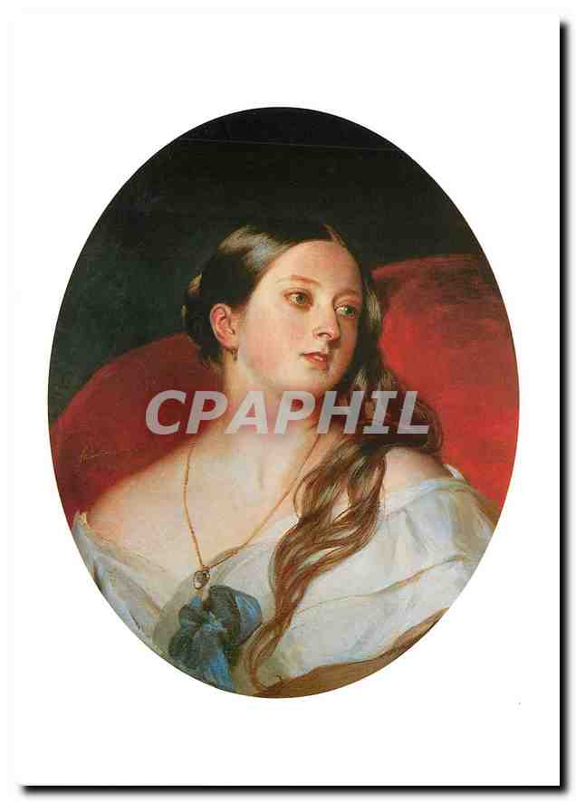 CPM FX Winterhalter La reine Victoria aux cheveux defaits 