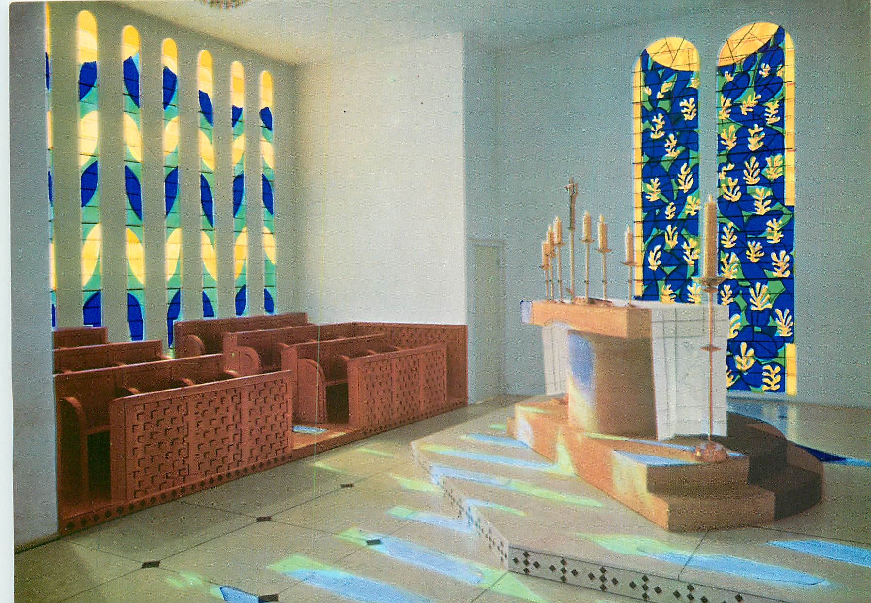 CPM Chapelle du Rosaire a Vence Realisee par Henri Matisse Jeux de lumiere 