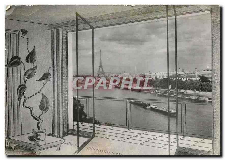 CPM Paris Vue prise du Quai Louis Bleriot 