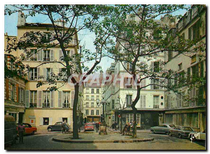 CPM Paris Place Furstenberg Musee et Atelier Delacroix 
