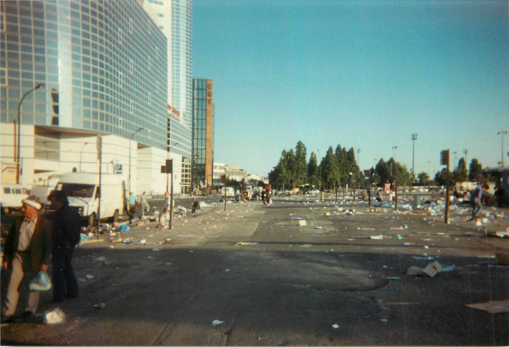 Photo Paris 1995 20eme Carrefour Porte de Bagnolet