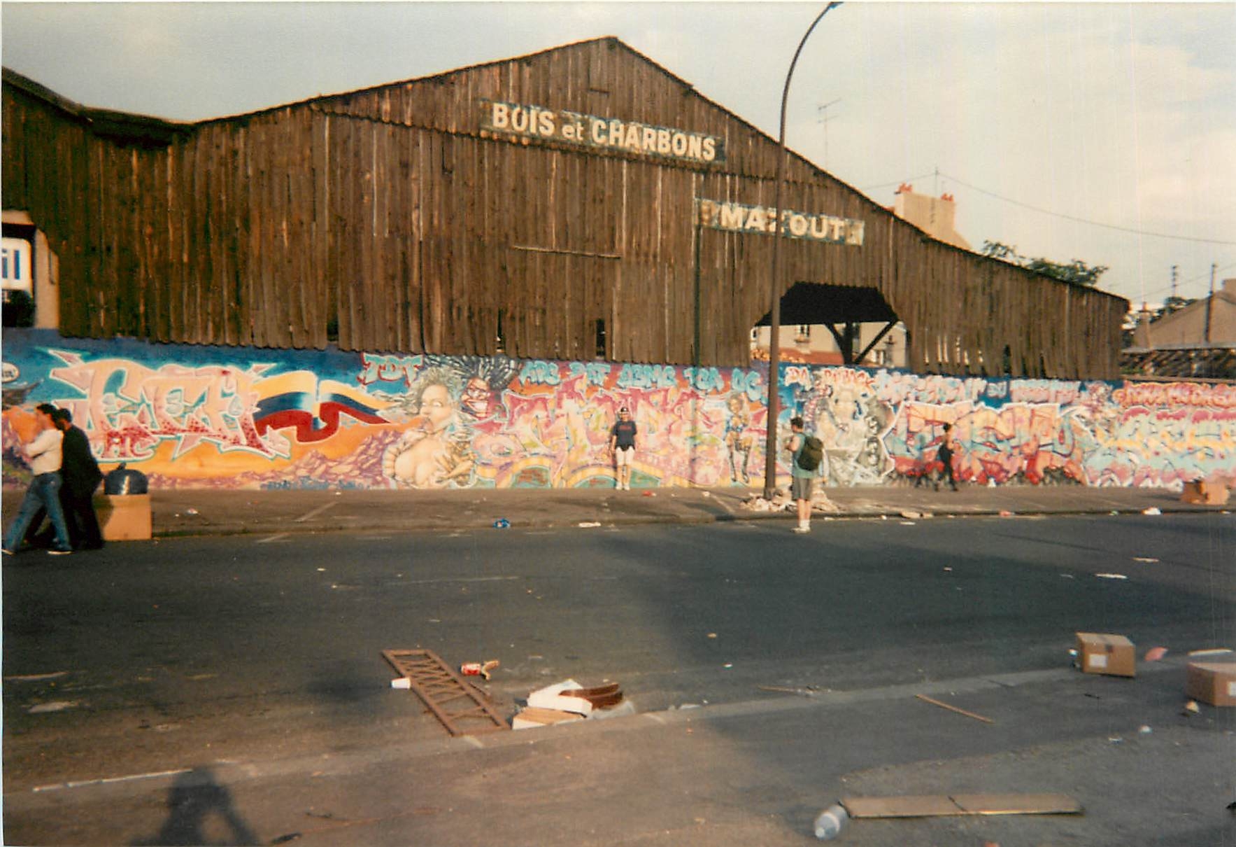 Photo Paris 1995 20eme Carrefour Porte de Bagnolet