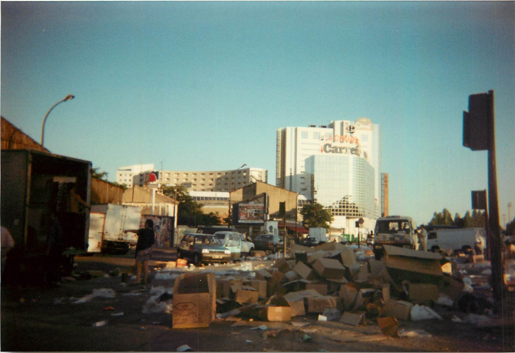 Photo Paris 1995 20eme Carrefour Porte de Bagnolet