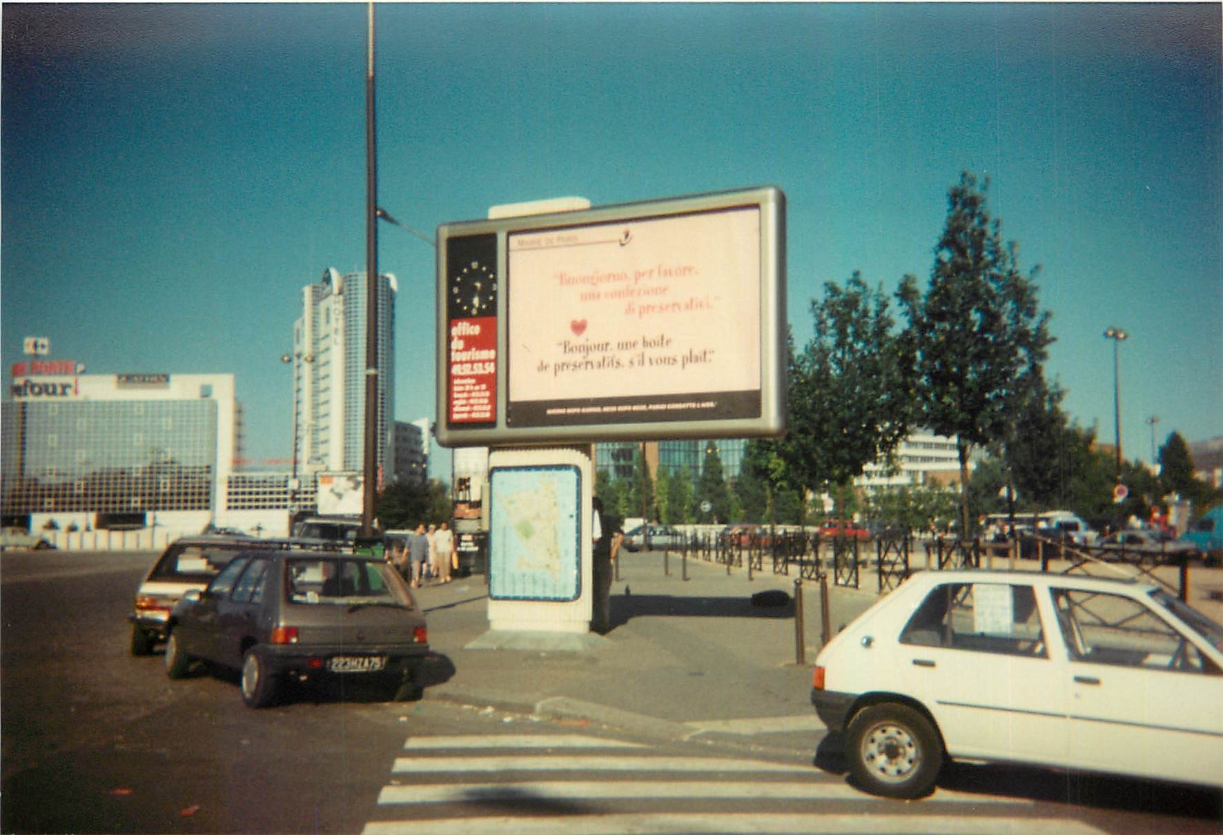 Photo Paris 1995 20eme Carrefour Porte de Bagnolet