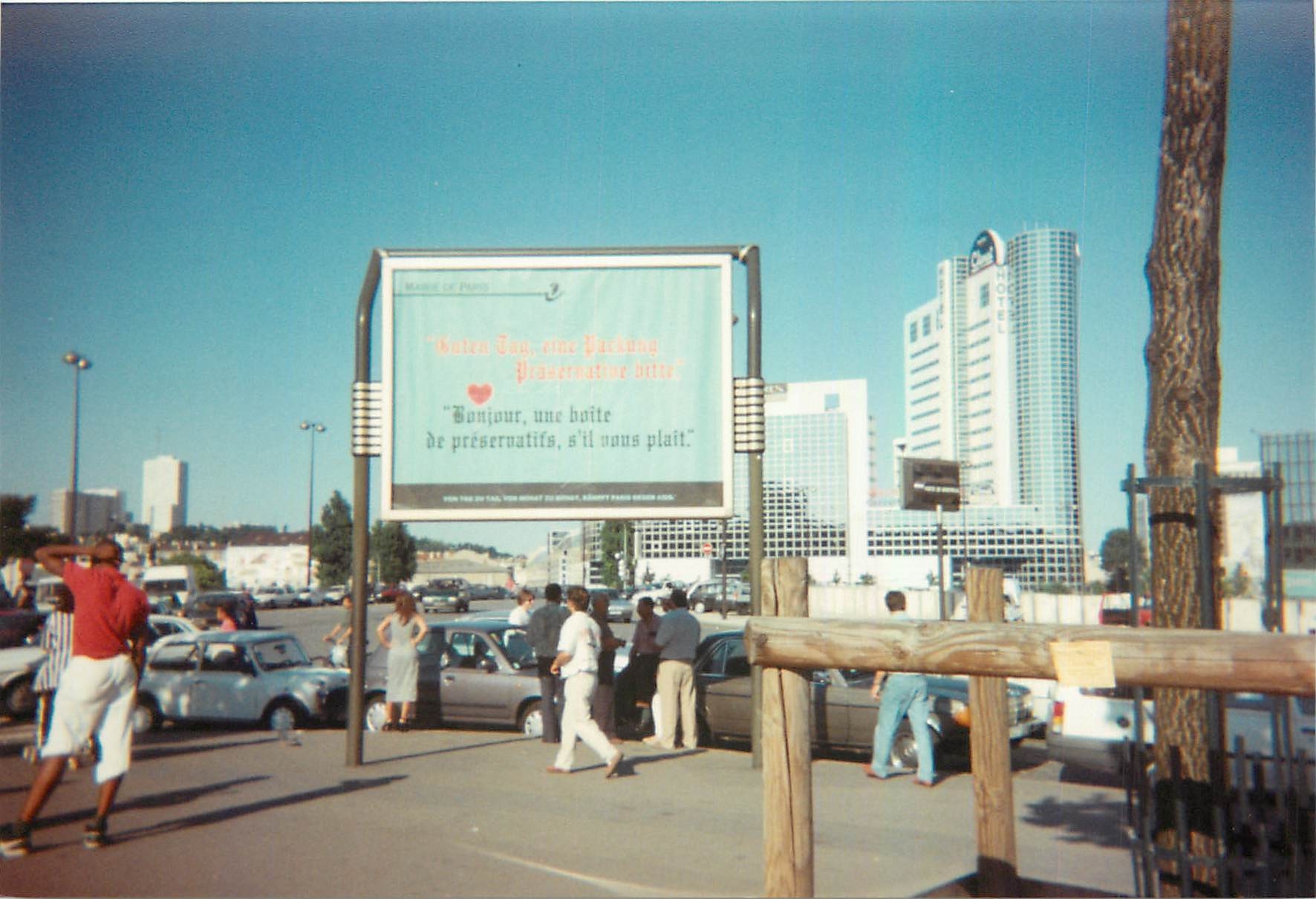 Photo Paris 1995 20eme Carrefour Porte de Bagnolet