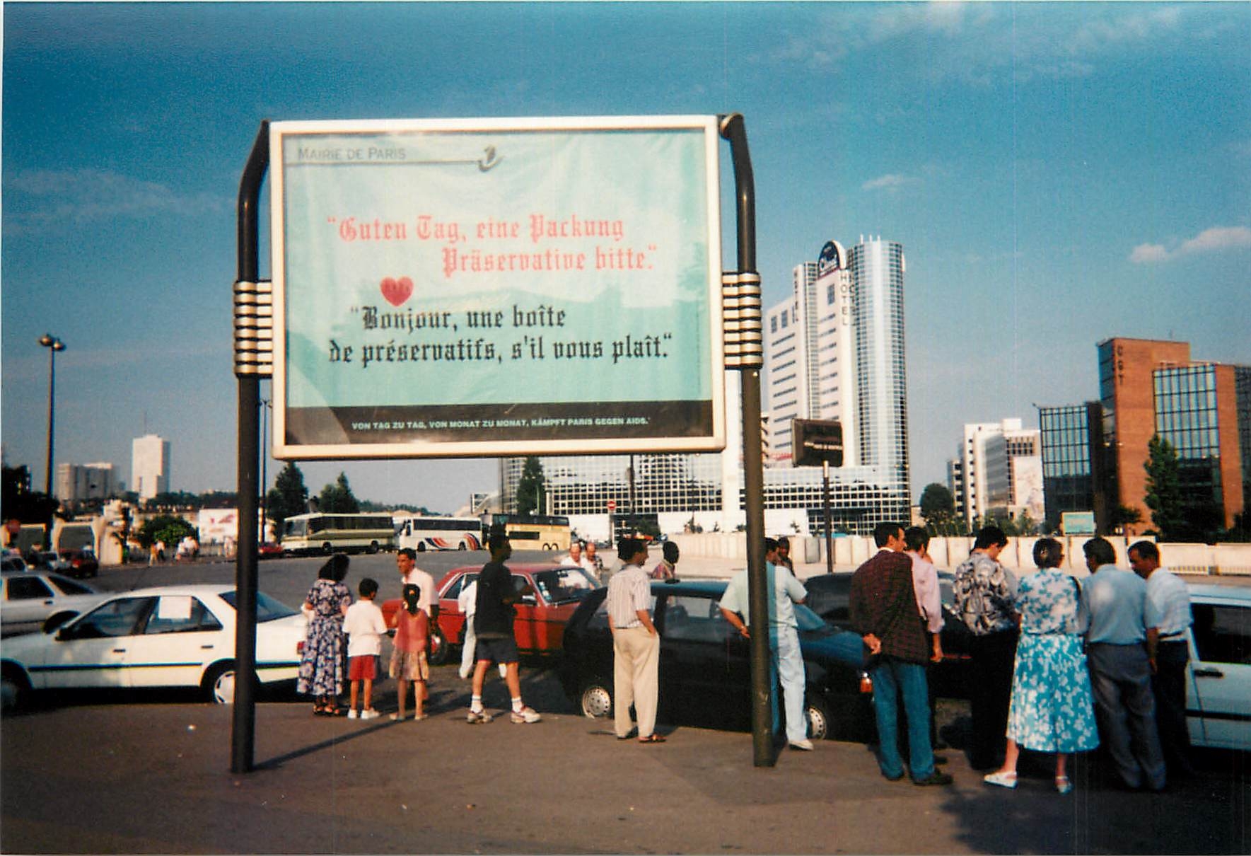 Photo Paris 1995 20eme Carrefour Porte de Bagnolet