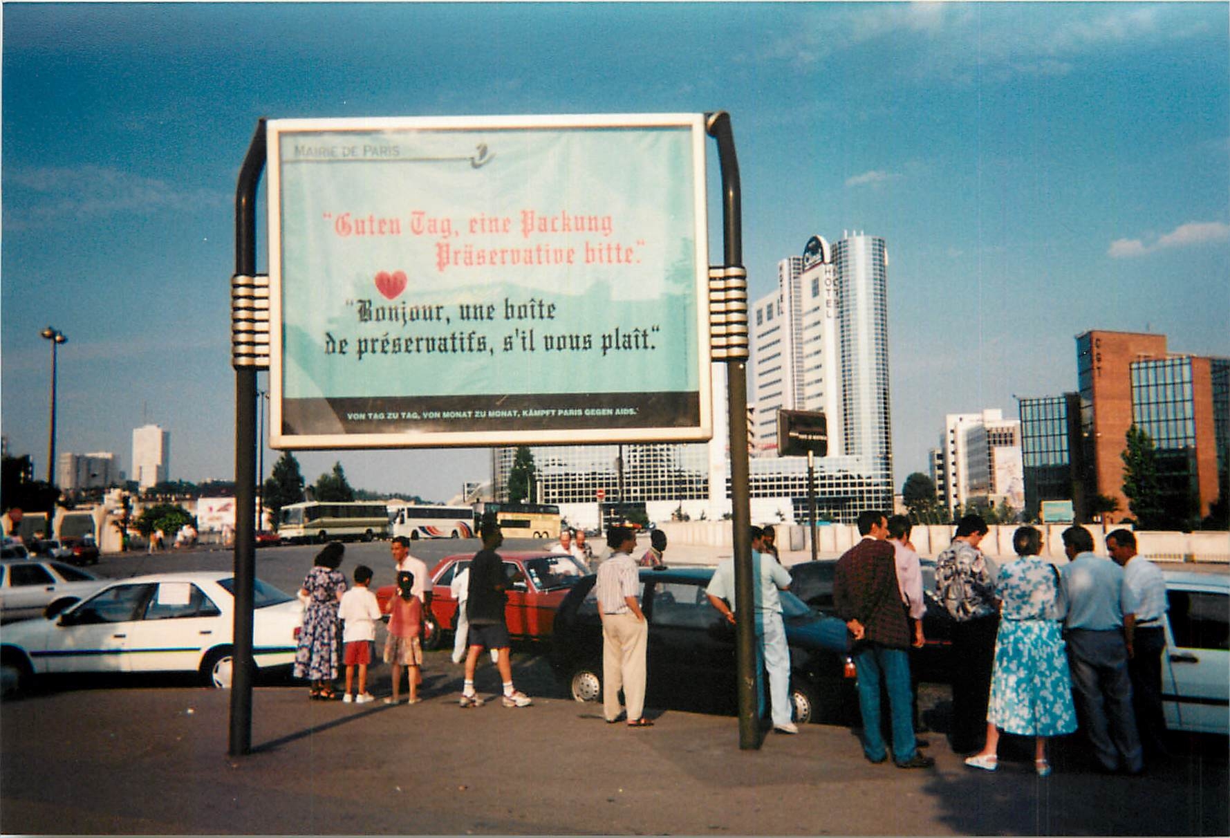 Photo Paris 1995 20eme Carrefour Porte de Bagnolet