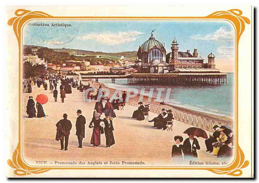 CPM Nice Promenade des Anglais et Jetee Promenade 