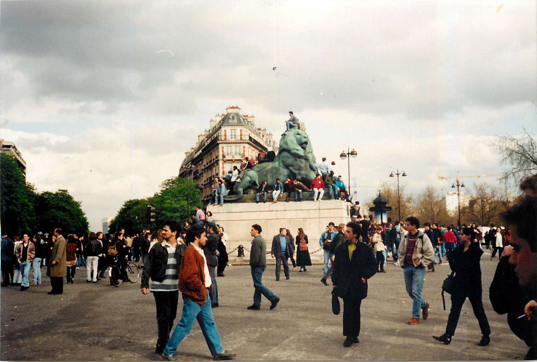 Photo Paris Place Denfert Rochereau Lion 