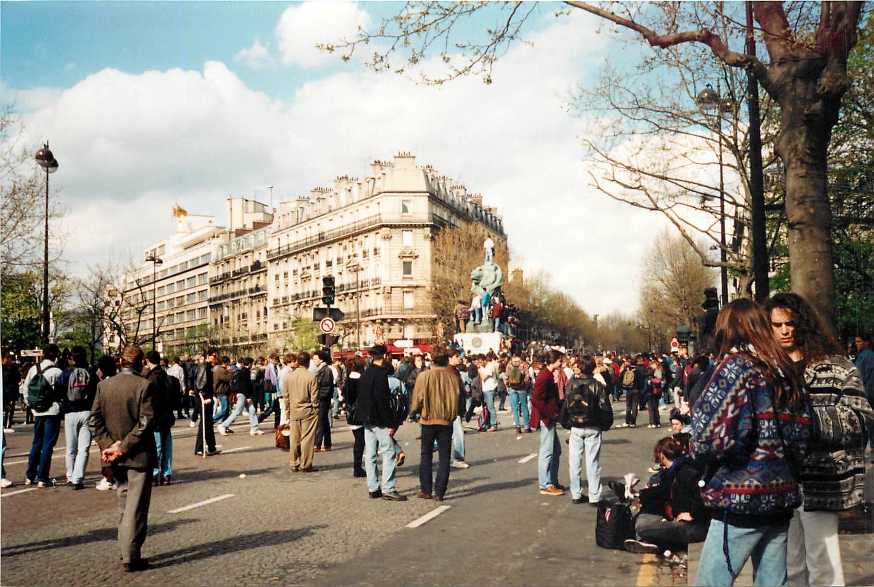 Photo Paris Place Denfert Rochereau Lion 