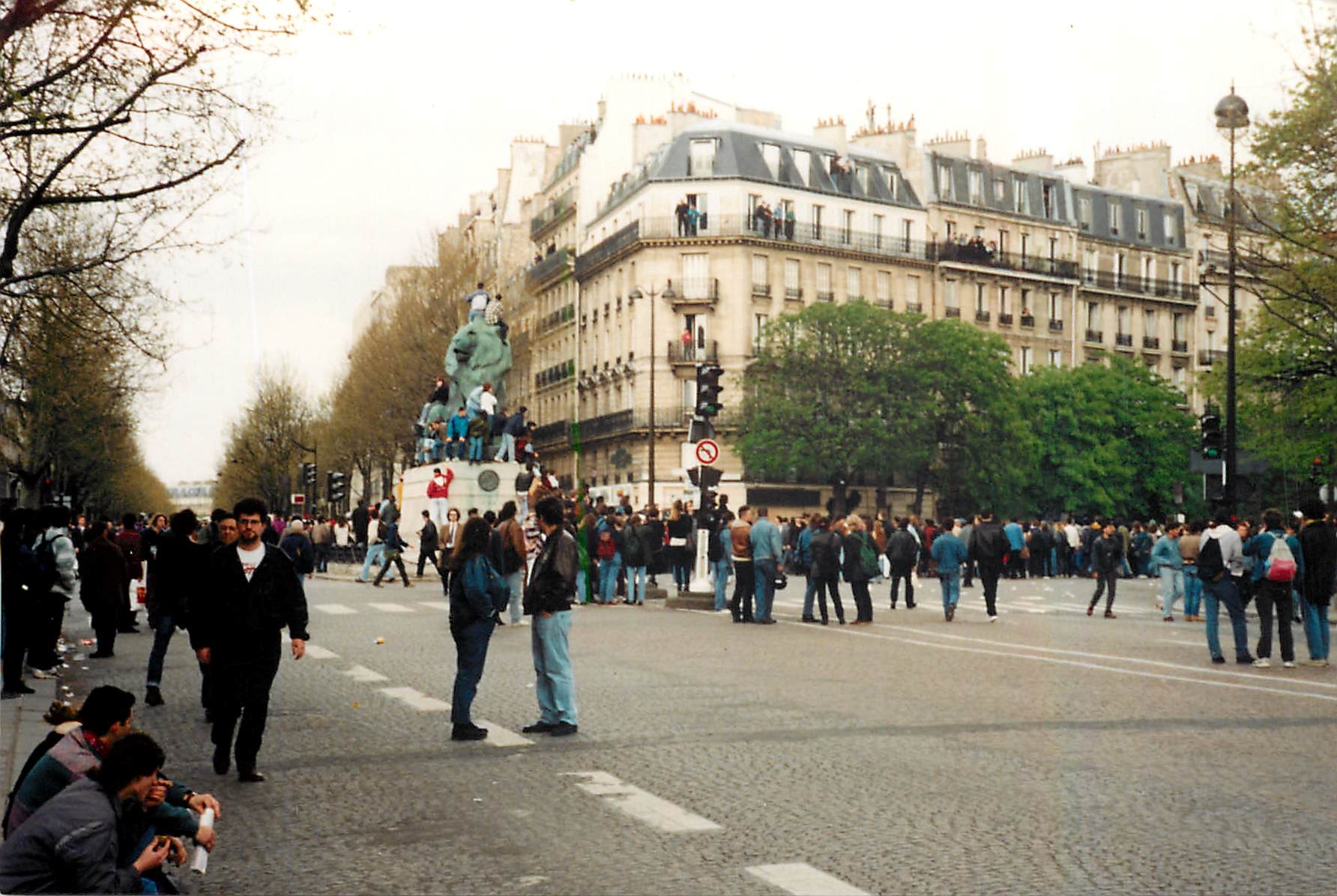 Photo Paris Place Denfert Rochereau Lion 