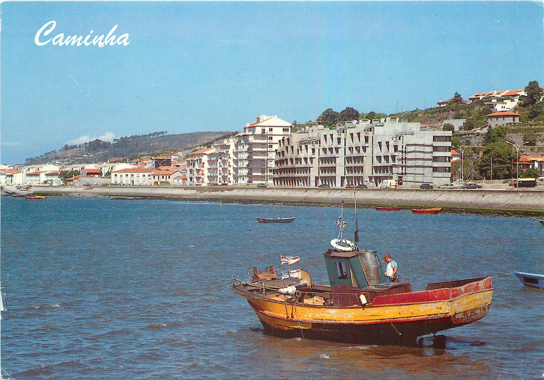 CPM Portugal Caminha Panorama marginal da Vila 