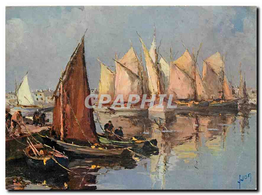 CPM Concarneau Finistere Thoniers au port 