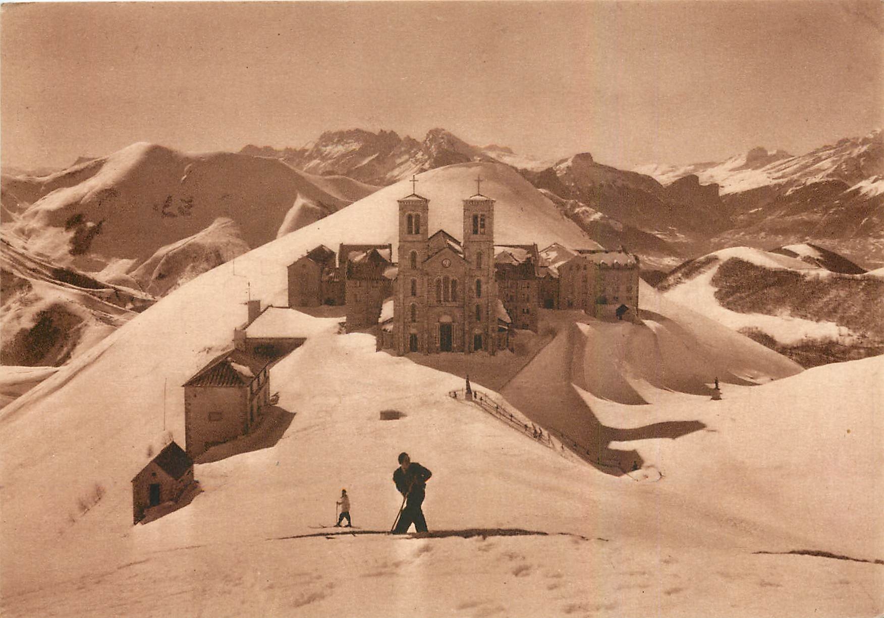 Pèlerinage de N.D. de la Salette — Haute solitude hivernale — Sanctuaire de la Salette (Isère)