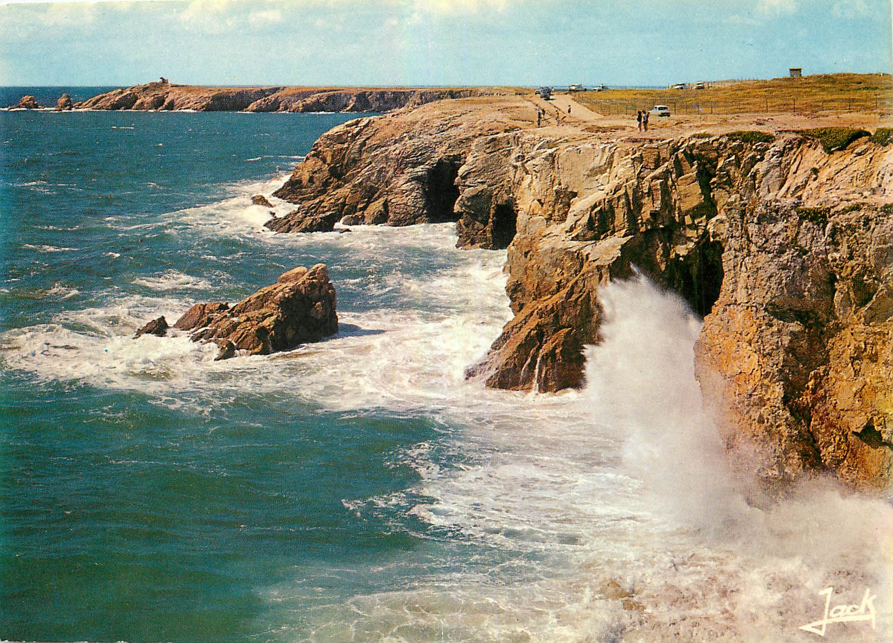 CPM Presqu'ile de Quiberon Jour de tempete sur la cote sauvage 