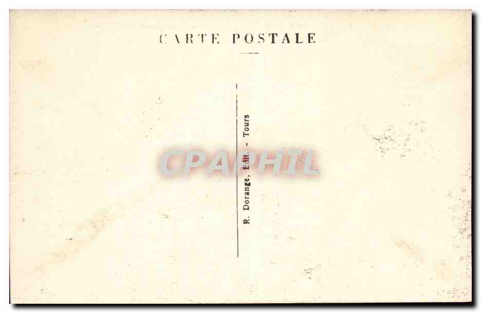 Environs de Gennes- Cunault- Le Chateau la Chapelle et l 'Eglise -CPA — Back