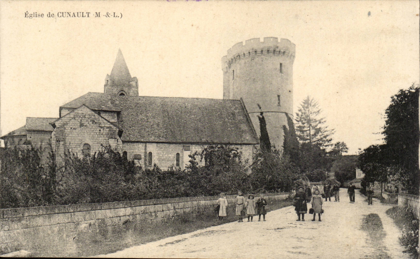 Eglise de Cunault -CPA