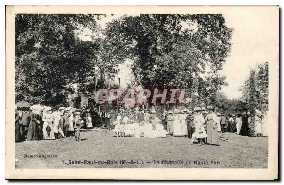 Saint-Paul-du-Bois- La Chapelle de Haute Foix - CPA