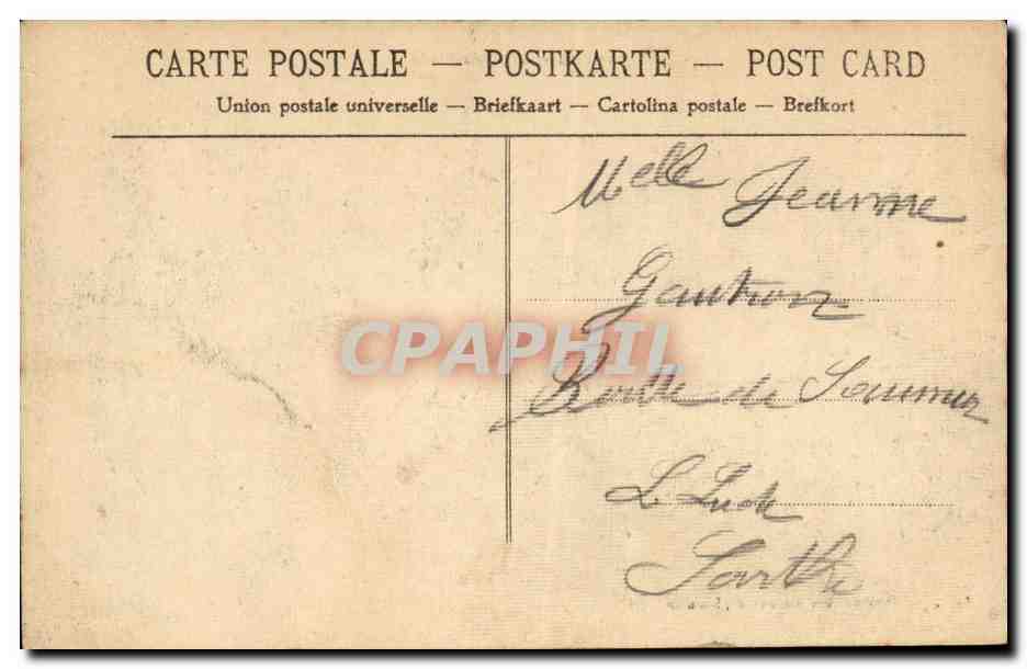 Saumur- Vue generale - CPA — Verso