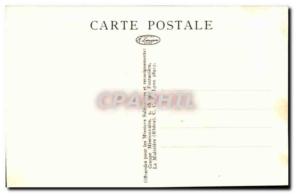 Indes -India- Mission de Saharampur - Penjab-L'eglise -CPA — Back