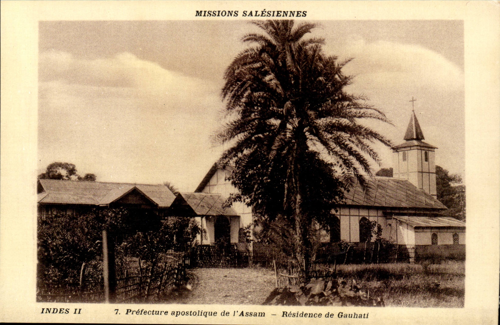 Indes-India- Prefecture apostolique de l'Assam- residence de Gauhati