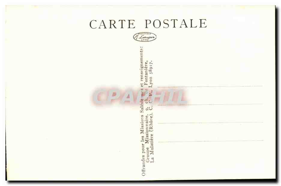 Indes-India- Prefecture apostolique de l'Assam- residence de Gauhati — Back