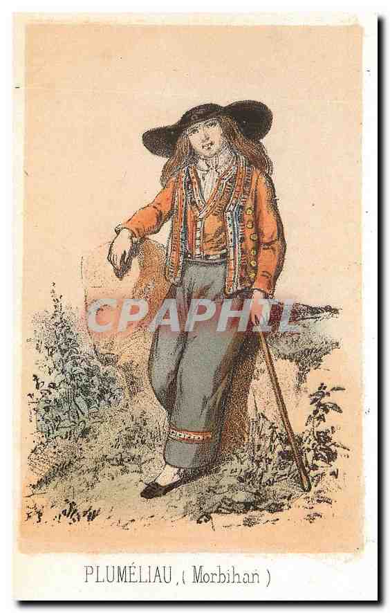 CPM Homme de Plumeliau Cote d'Armor Souvenir de la Basse Bretagne 