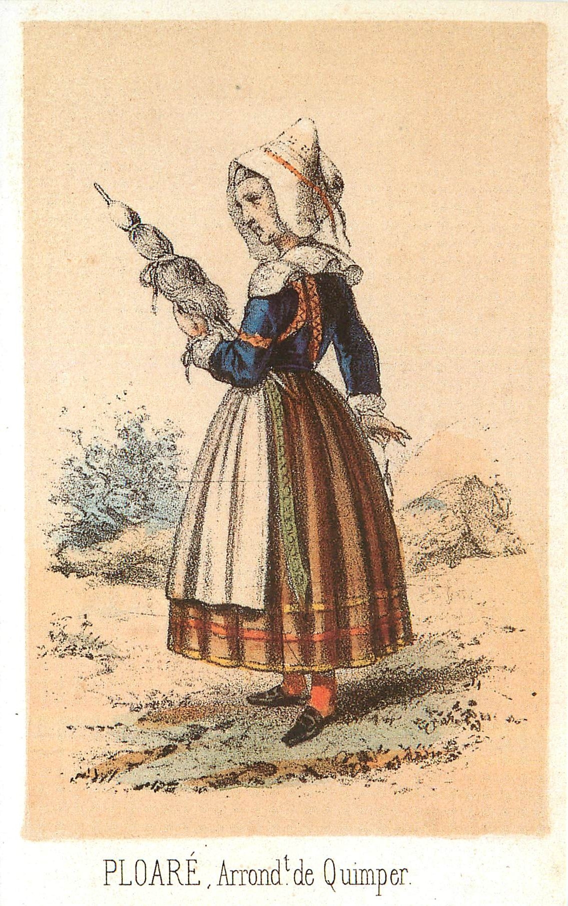 CPM Femme de Ploare Finistere Souvenir de la Basse Bretagne  