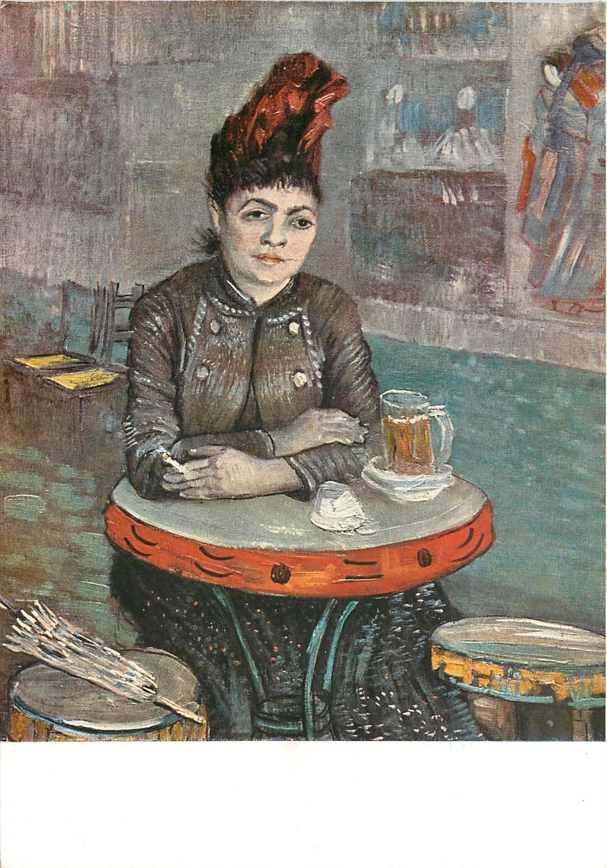 CPM Vincent Van Gogh La femme aux tambourins Epoque de Paris 
