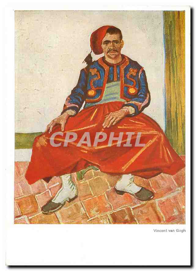 CPM Vincent Van Gogh 1853 1890 Der Zuave Milliet 1888 
