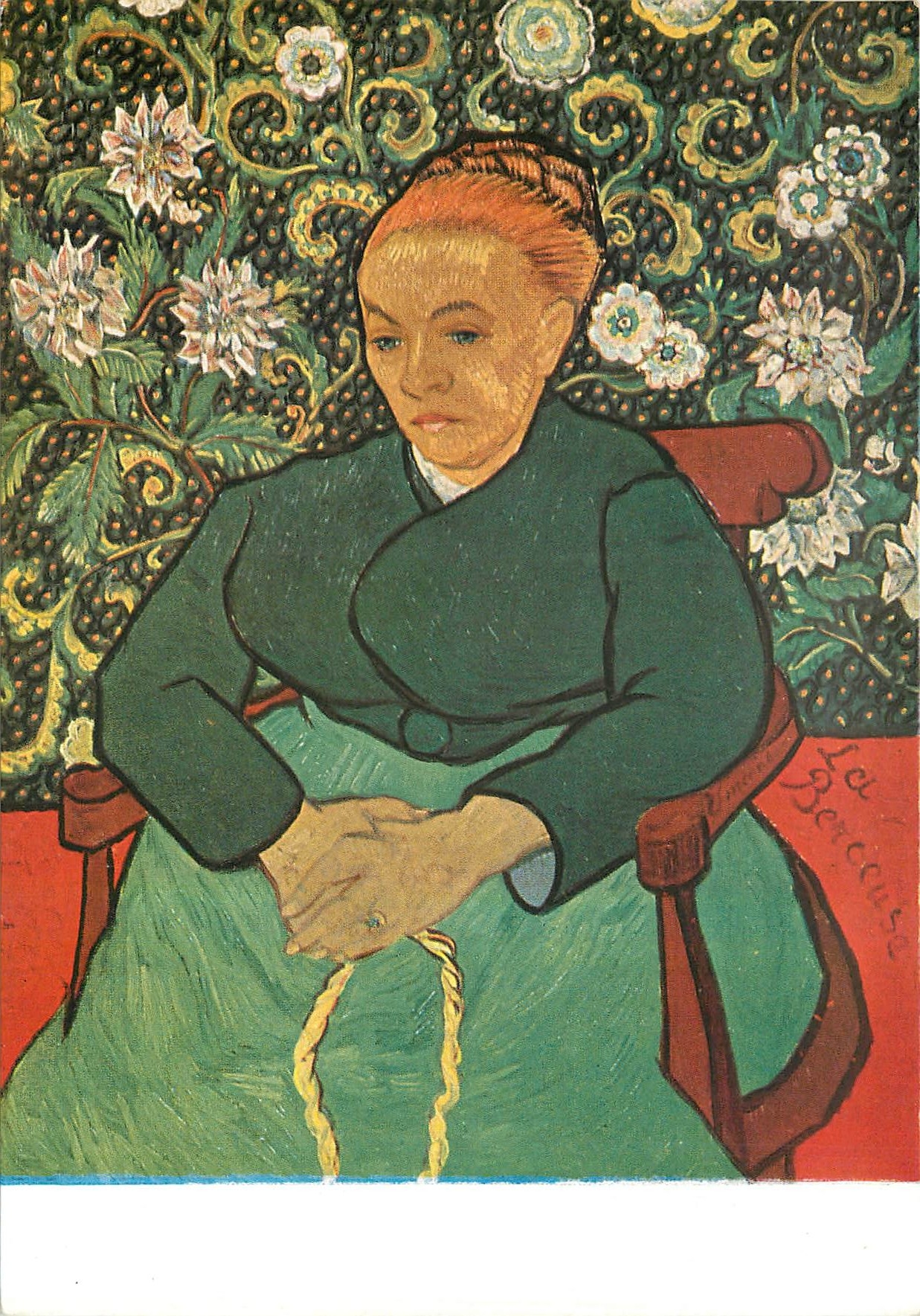 CPM Vincent Van Gogh 1853 1890 L Berceuse Portrait de Mme Roulin 