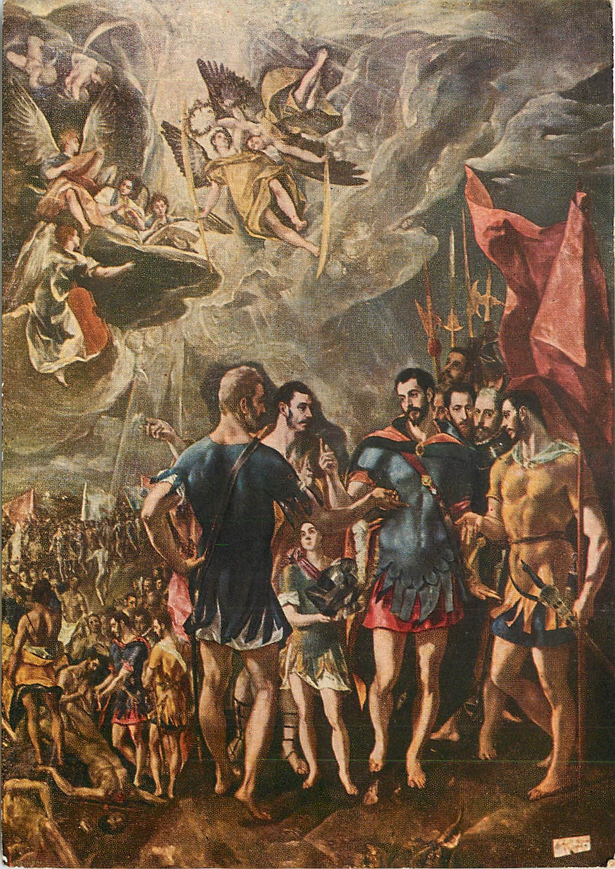 CPM Dominicas Theatocopuli dit le Greco le martyre de Saint Maurice 