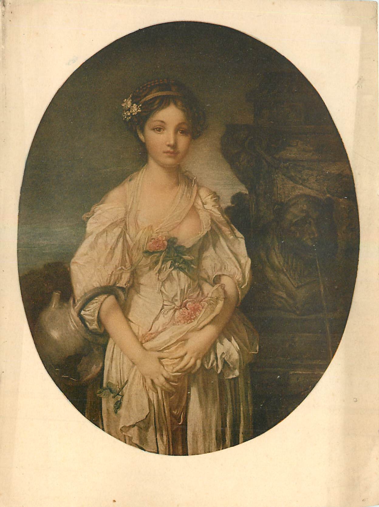 CPM La Cruche Cassee Jean Baptiste Greuze Musee du Louvre Paris 