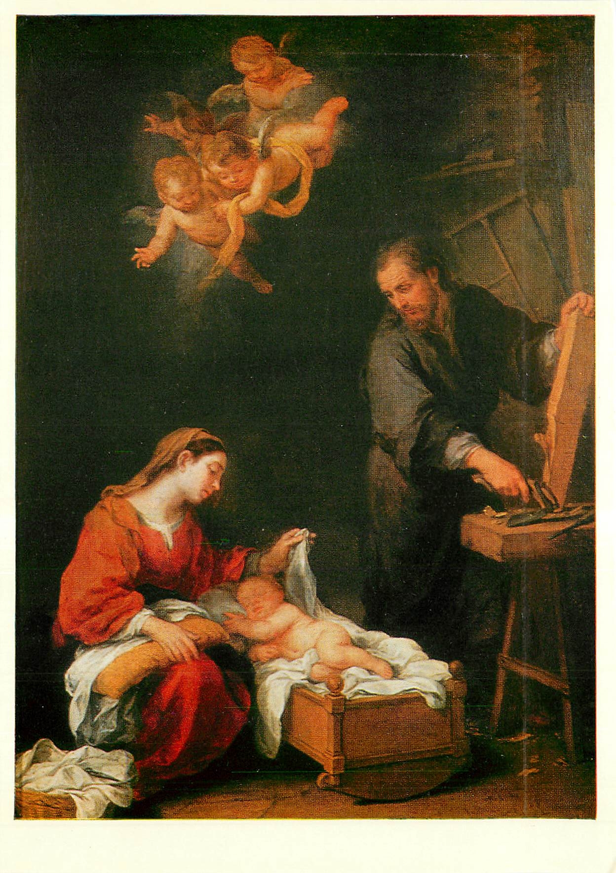 CPM Bartolome Murillo 1616 1682 The Holy Family 