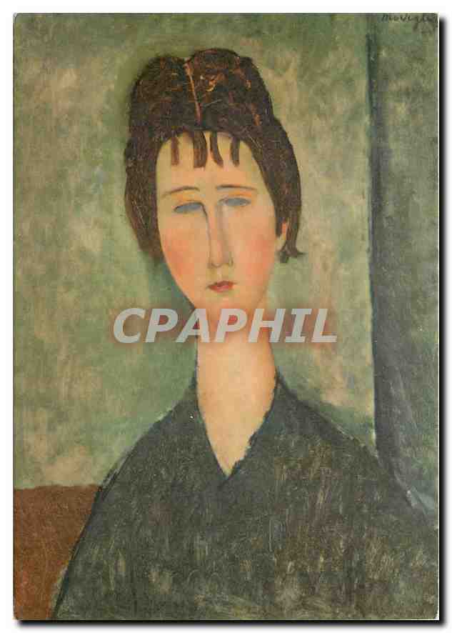 CPM Modigliani 1884 1920 Fanciulla bruna 