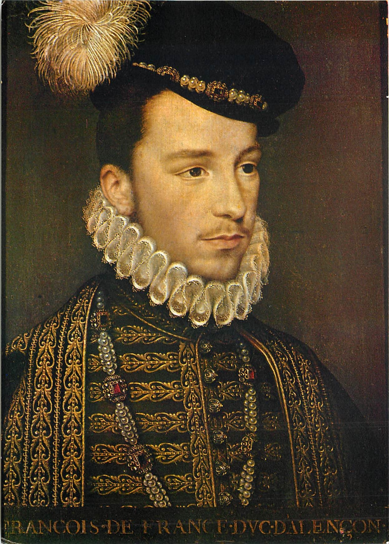 CPM Le Duc d'Alencon Ecole Francaise XVI siecle Musee Conde Chantilly 