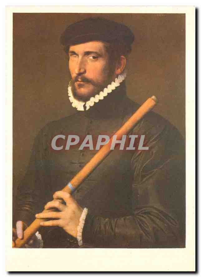 CPM Peinture Francaise Ecole Francaise Portrait d'un musicien 
