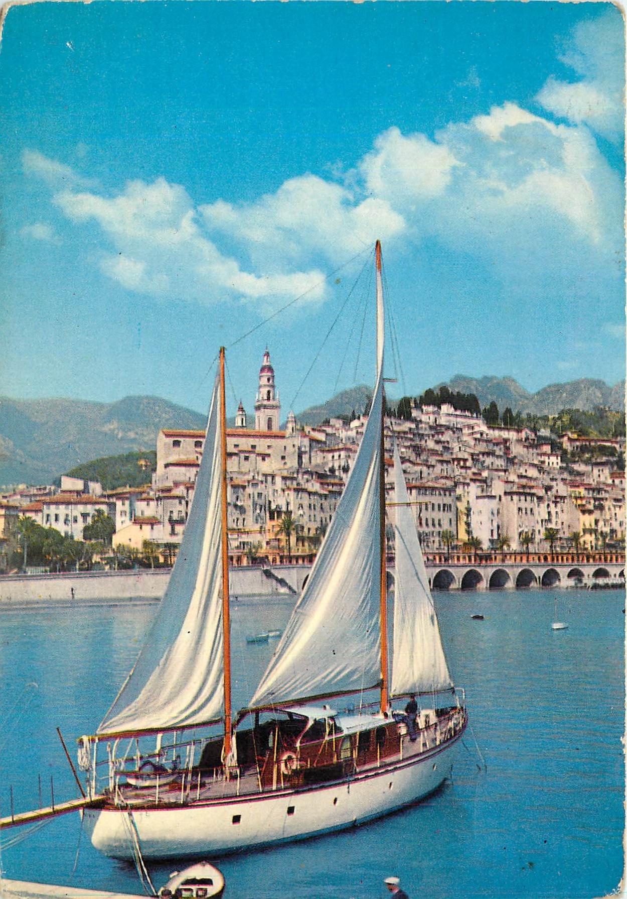 CPM Menton AM La Vieille Ville et le port