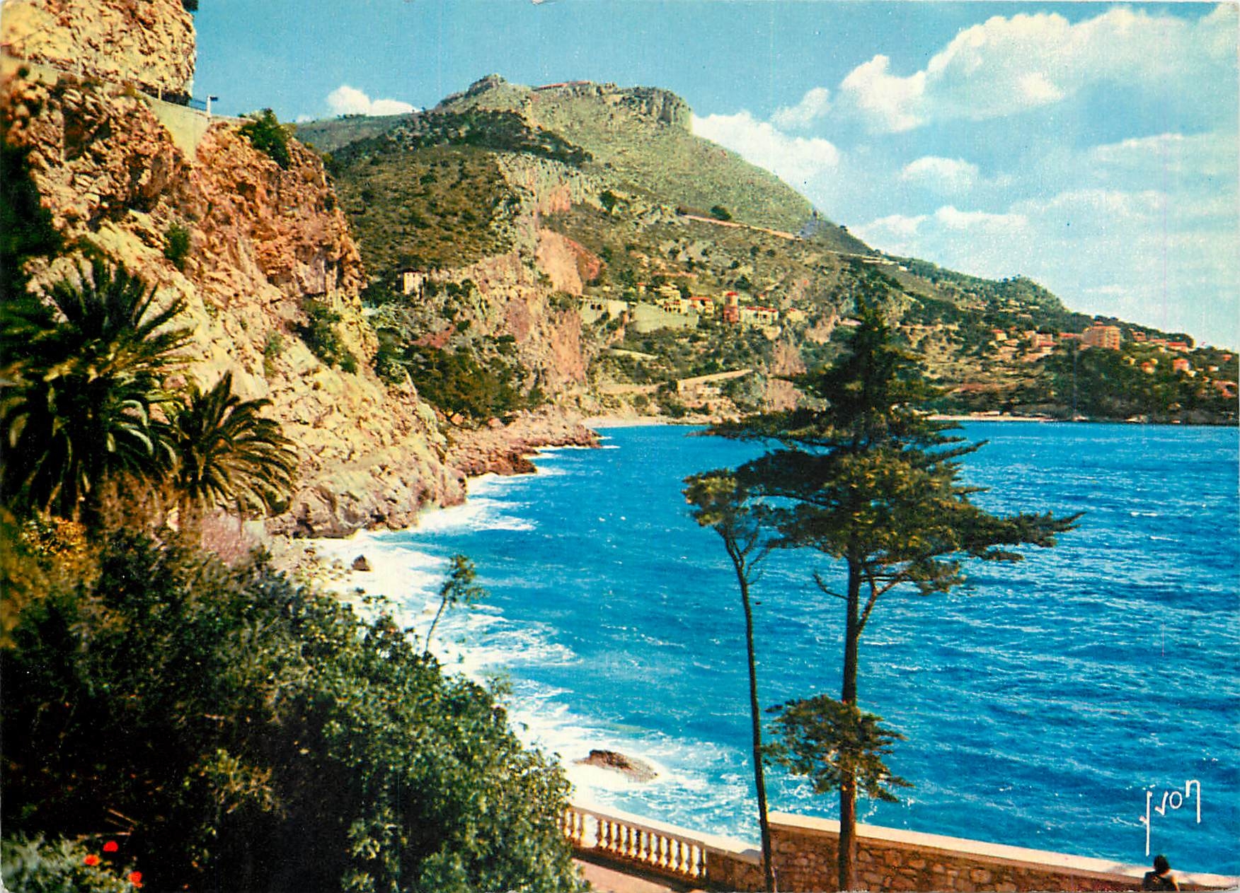 CPM Le Cap d'Ail Alpes Maritimes Vue prise du Cap Estel 