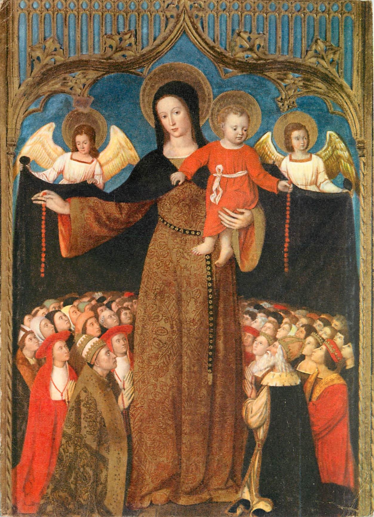 CPM Vierge du Rosaire Louis Brea Biot AM 